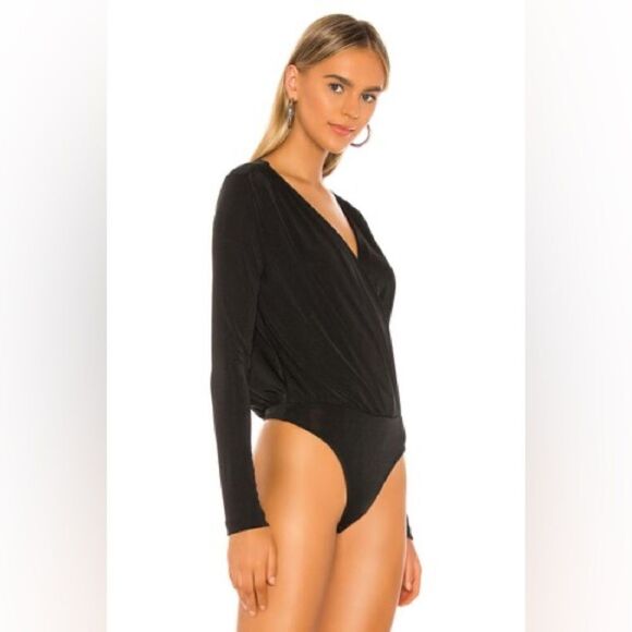 Free People NWT Turnt Bodysuit in Black Size Large - Picture 4 of 10